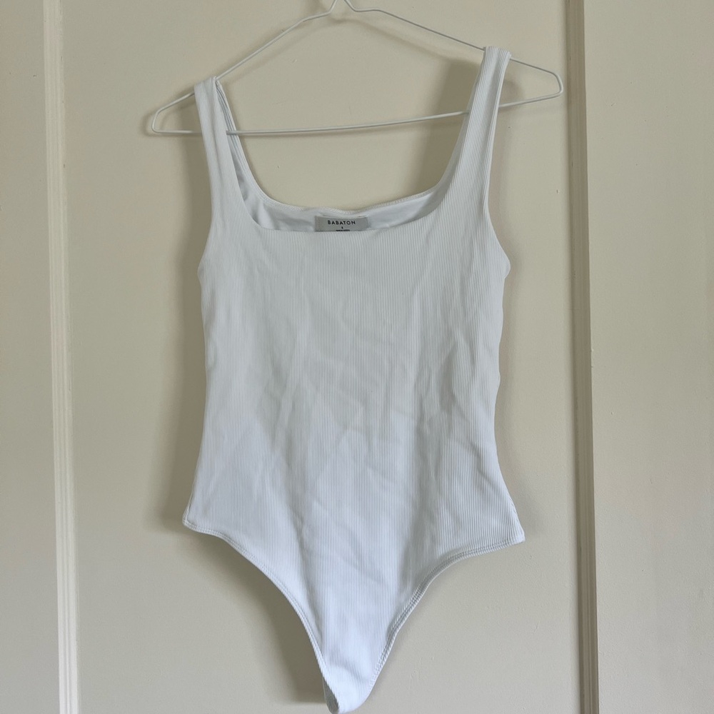 babaton rib knit bodysuit
